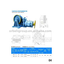 VVVF máquina de tracción de ascensor, motor